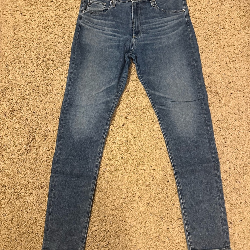 Ag Adriano Goldschmied Blue Skinny Jeans